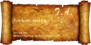 Torkos Anita névjegykártya